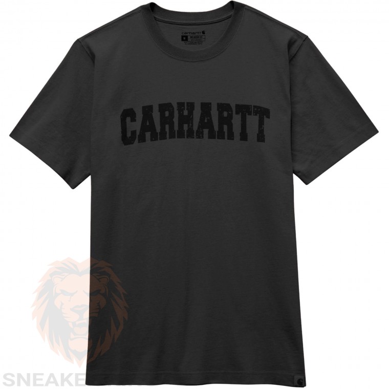 Футболка Carhartt heavyweight logo graphic t-shirt 106300-BLK